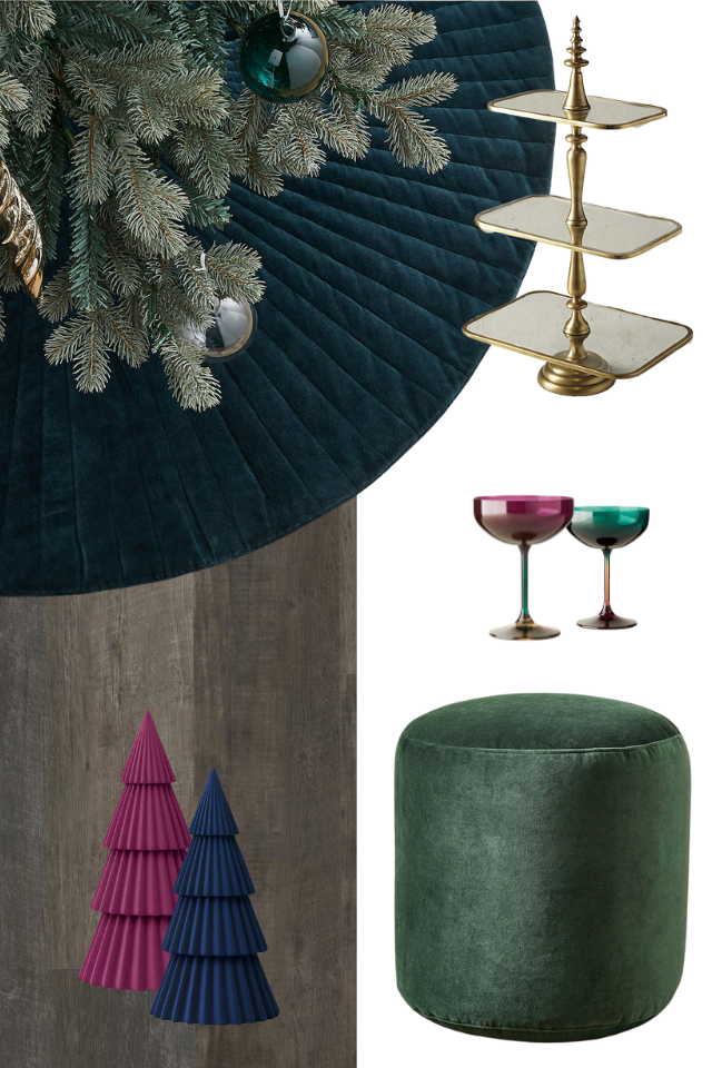 jewel-toned holiday decor